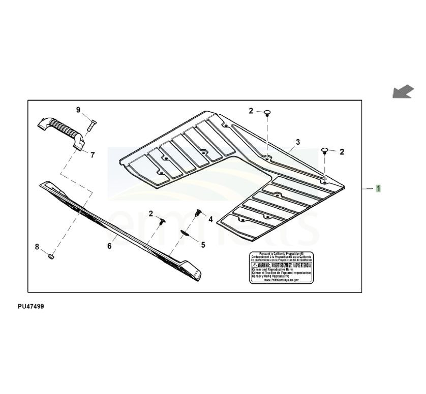 Floor Mat Kit for Z-Traks BUC11044
