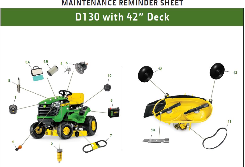John Deere D130 Emmetts Shop