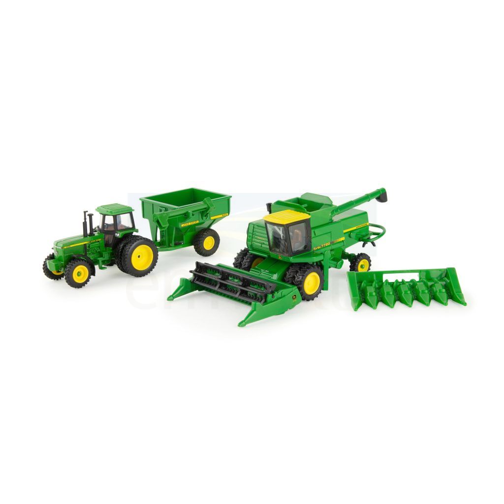 1:64 John Deere Vintage 7720 Combine Harvesting Set 45821