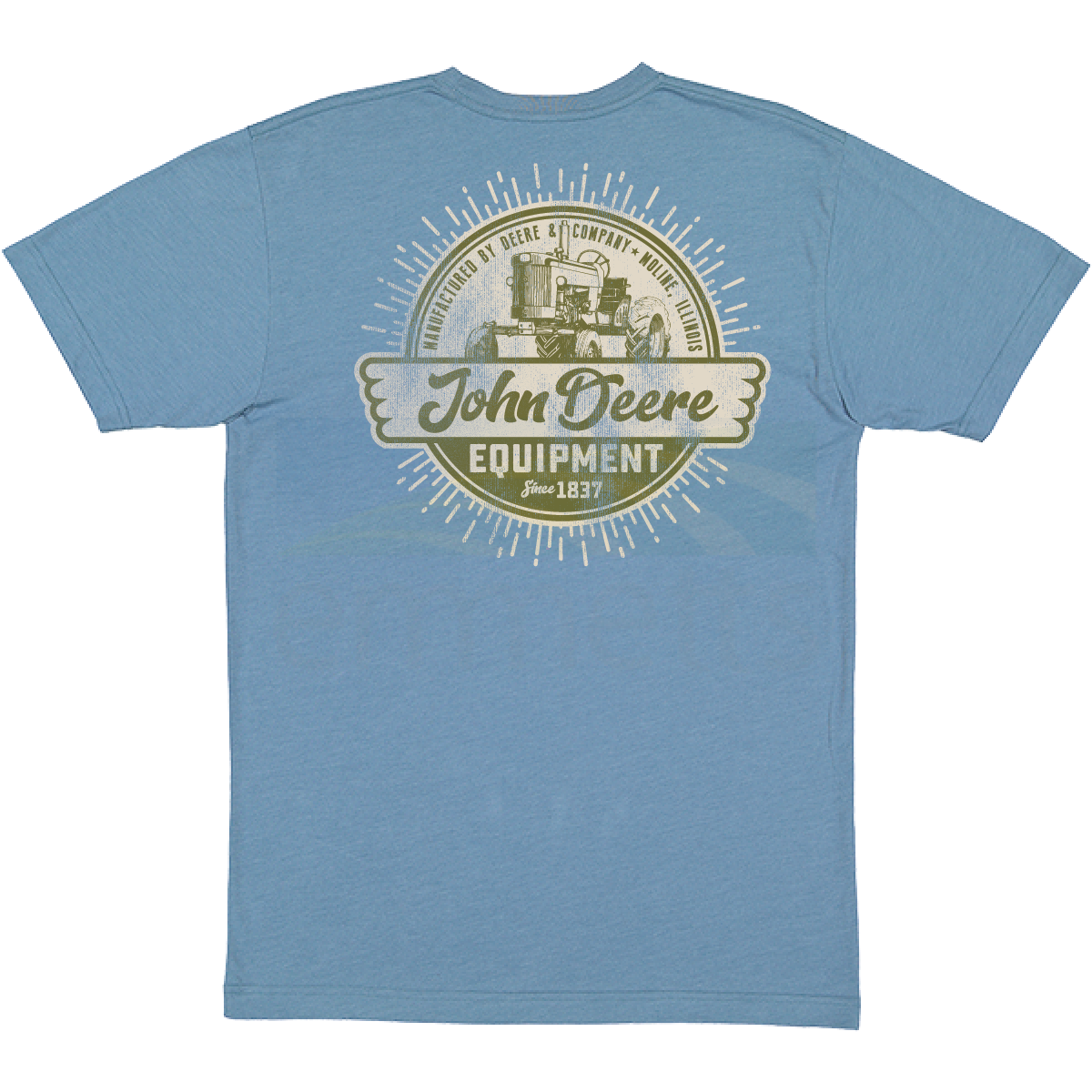 John Deere Men's Vintage Indigo Blue Equipment T-Shirt 13282230VI