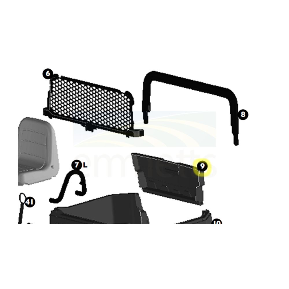 Peg Perego Rear Tail Gate for XUV Gator SPST9240VB