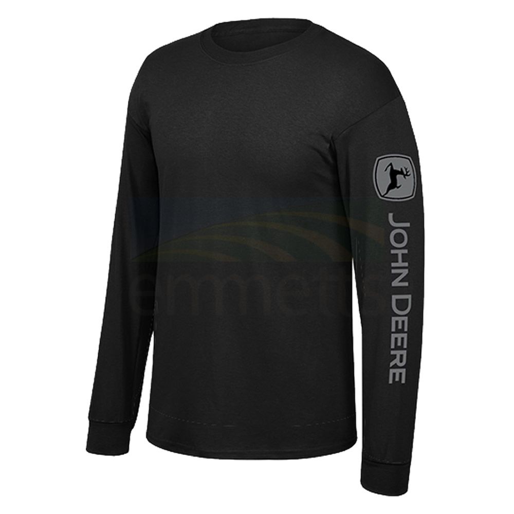 John Deere Men's Coloured Long Sleeve Shirt with Arm Logo 14101942