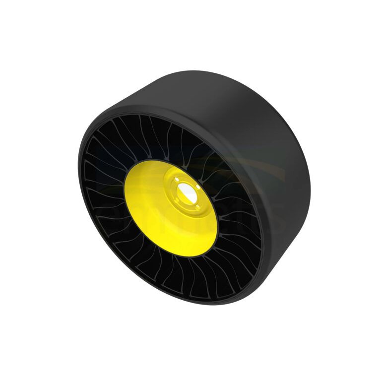 Caltric 3-Pack Mower Deck Gauge Wheels With Axles – Fits John Deere ZTrak & Other Models