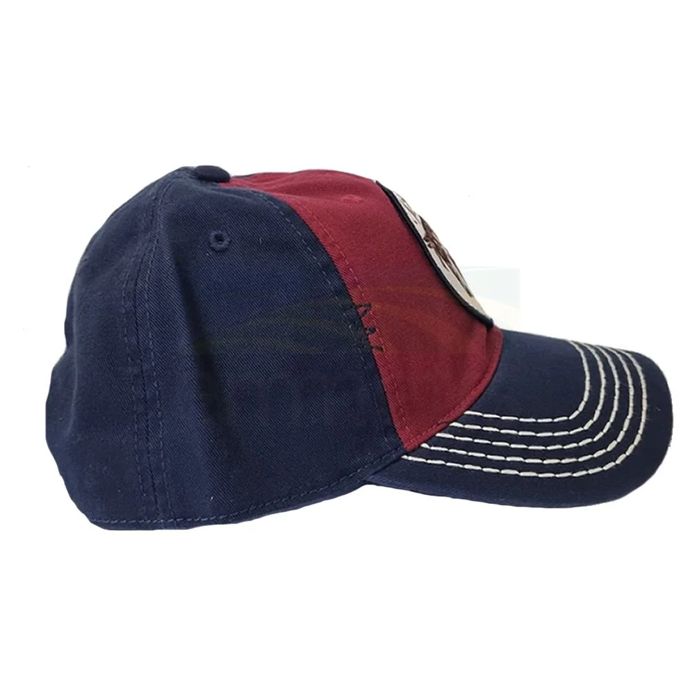 John Deere Navy & Burgundy Watercolour Horse All Twill Cap D23080943BY00