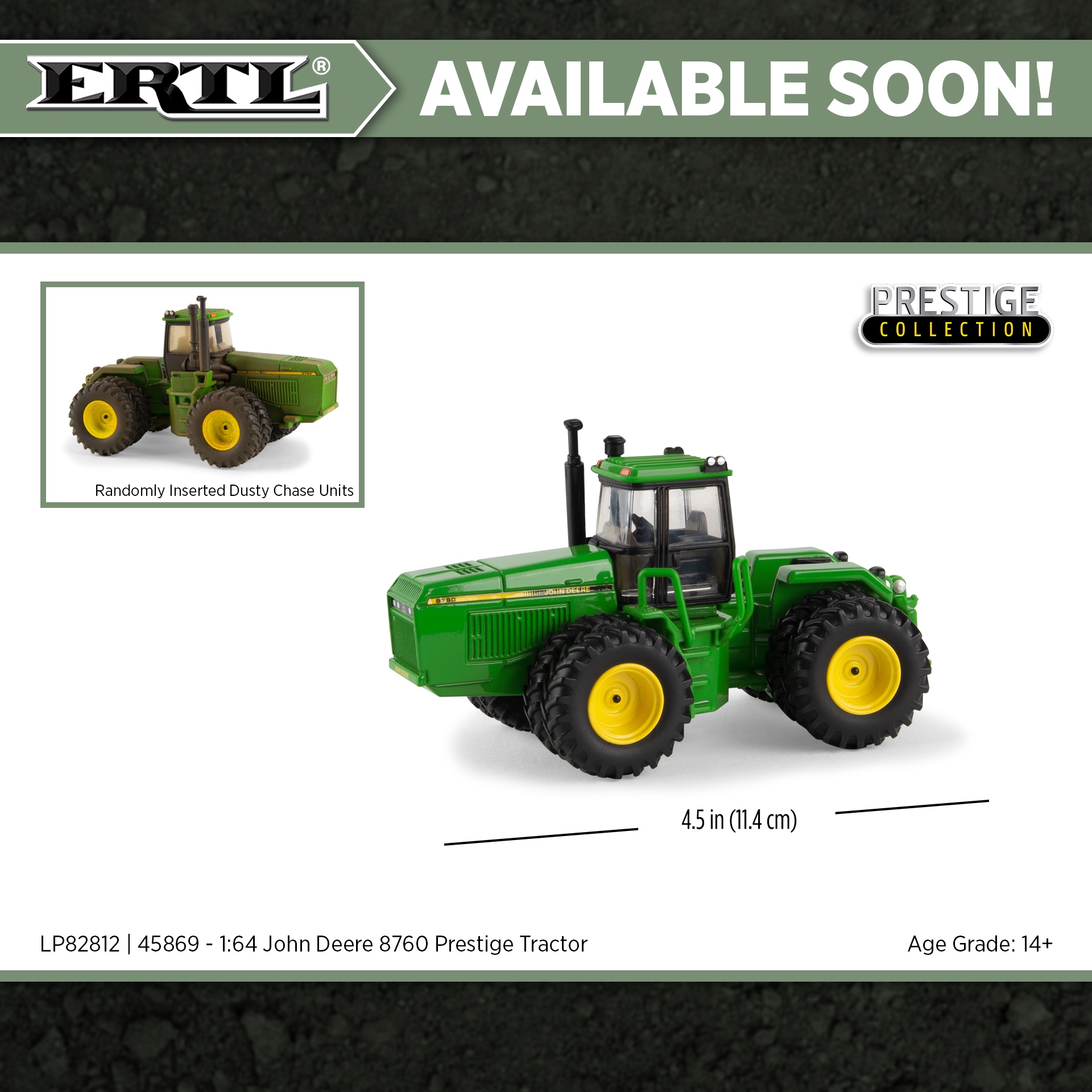 1:64 John Deere 8760 4WD Tractor Prestige 45869