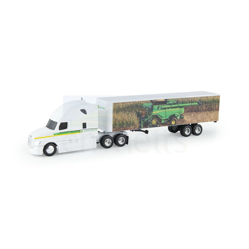 1:64 John Deere Van Semi-Truck with X9 Combine Graphics 45876