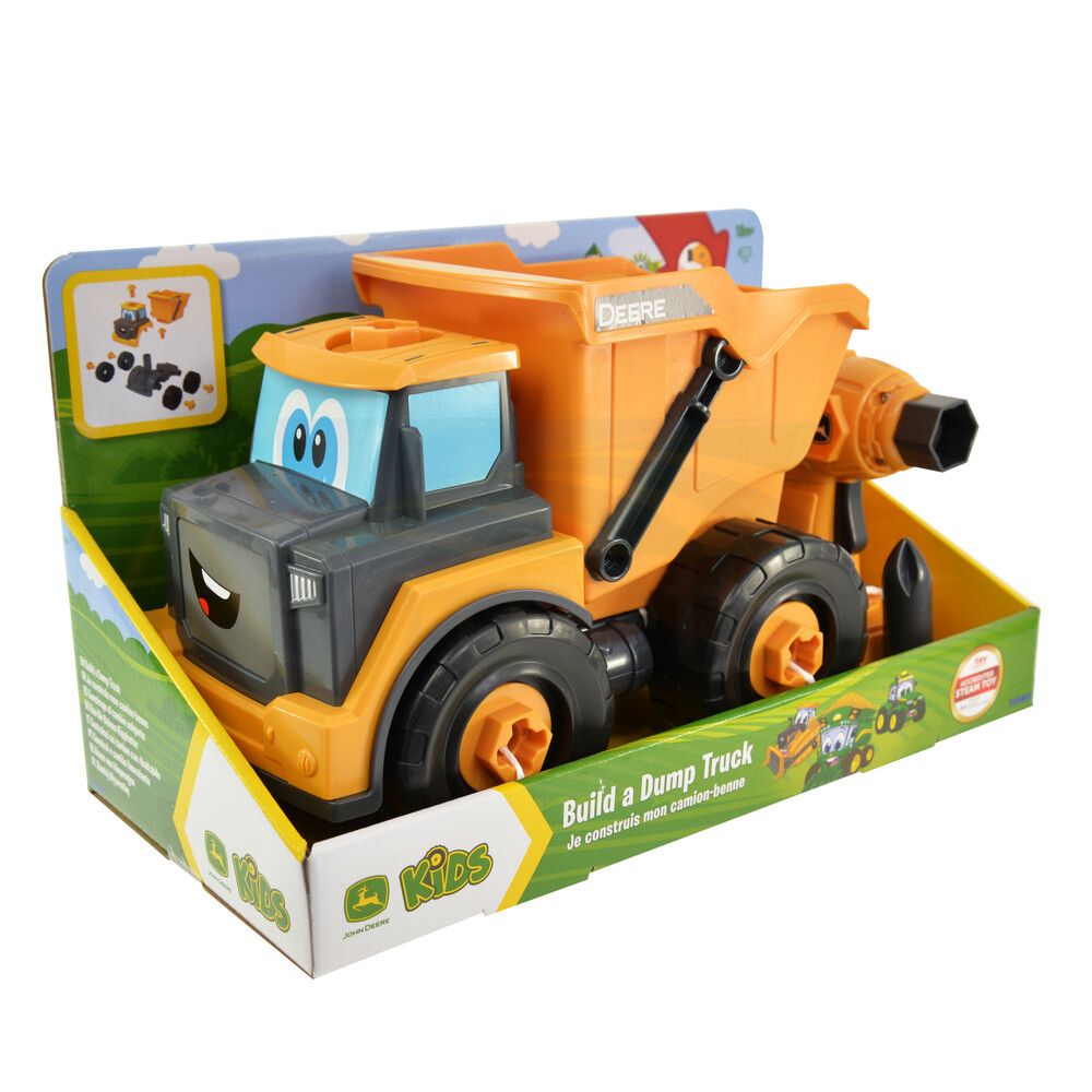 John Deere Build-A-Buddy Dump Truck Yellow Version Powered Drill 47508
