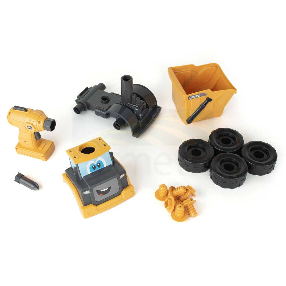 John Deere Build-A-Buddy Dump Truck Yellow Version Powered Drill 47508