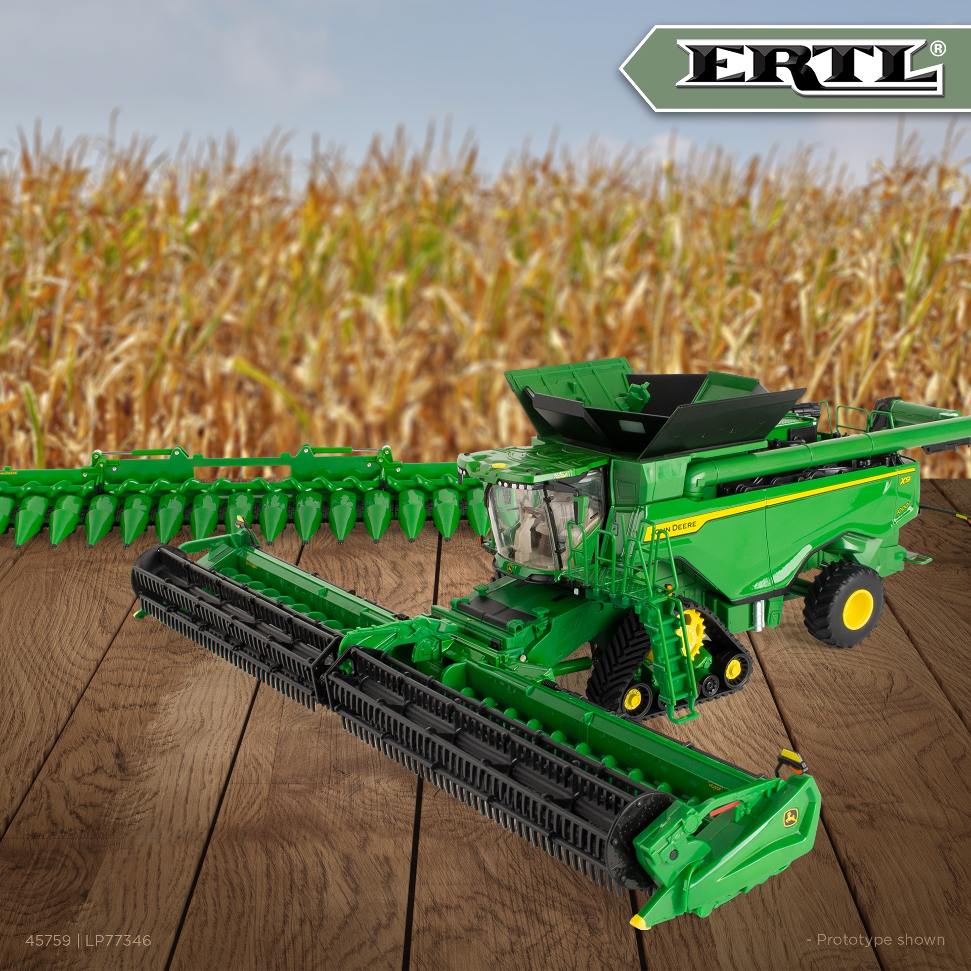 1:32 John Deere X9 1000 Tracked Combine 45759