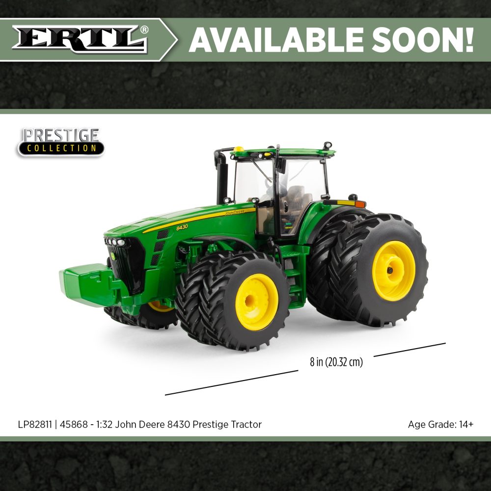 1:32 John Deere 8430 Rowcrop Tractor 45868