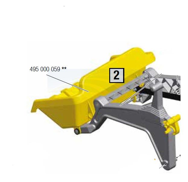 Rolly Yellow Loader Tipping Bucket RT49500005912