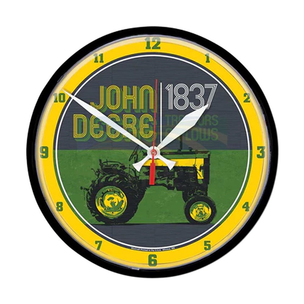 John Deere Round Clocks 32.4cm Diameter