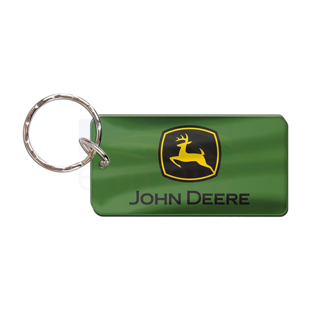 John Deere Rectangle Key Chains F0890221 F0812121 F0890121