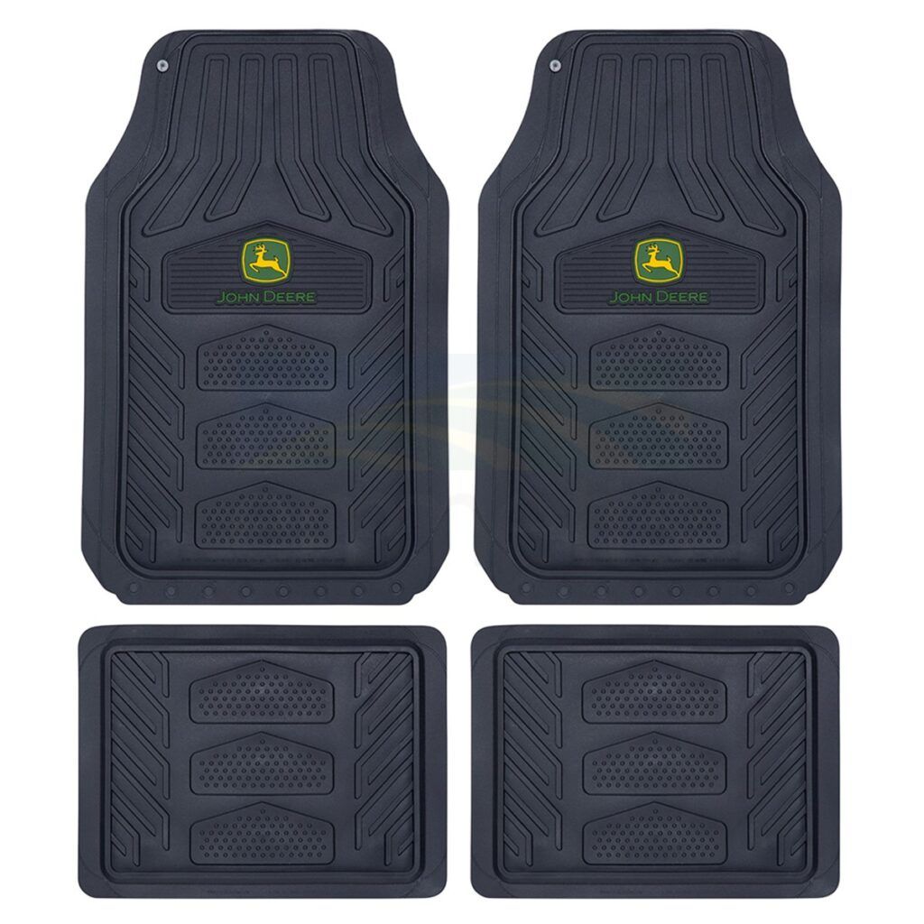 John Deere Weatherpro 4-Piece Floor Mat Set JOH731 - Emmetts Shop