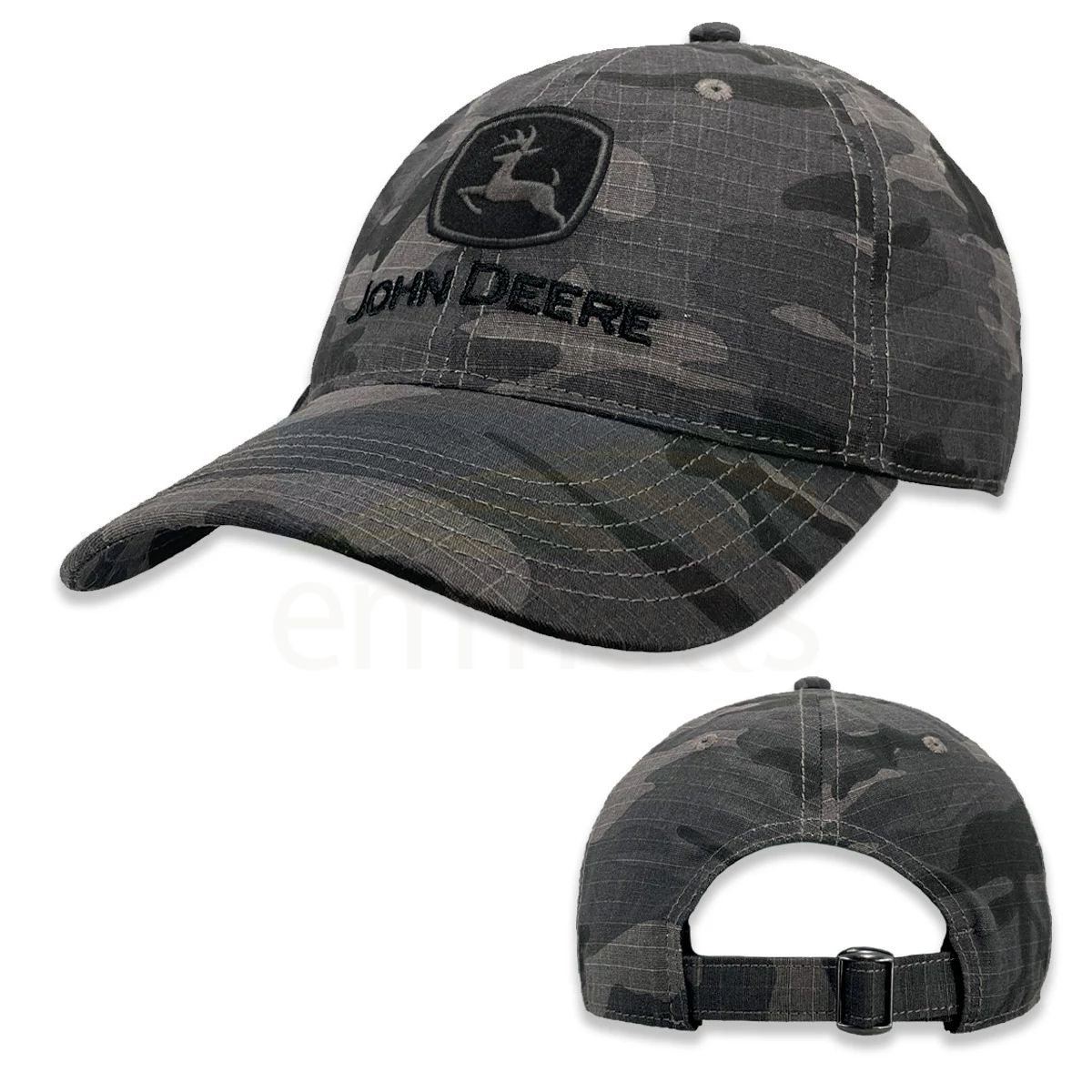 John Deere Storm Camo Ripstop Cap J18A-061S-JDR-7XU-ONE