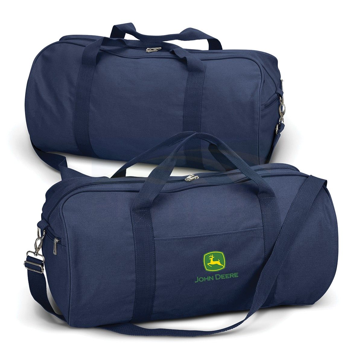 John Deere Navy Canvas Duffle Bag JOH770 Emmetts Shop