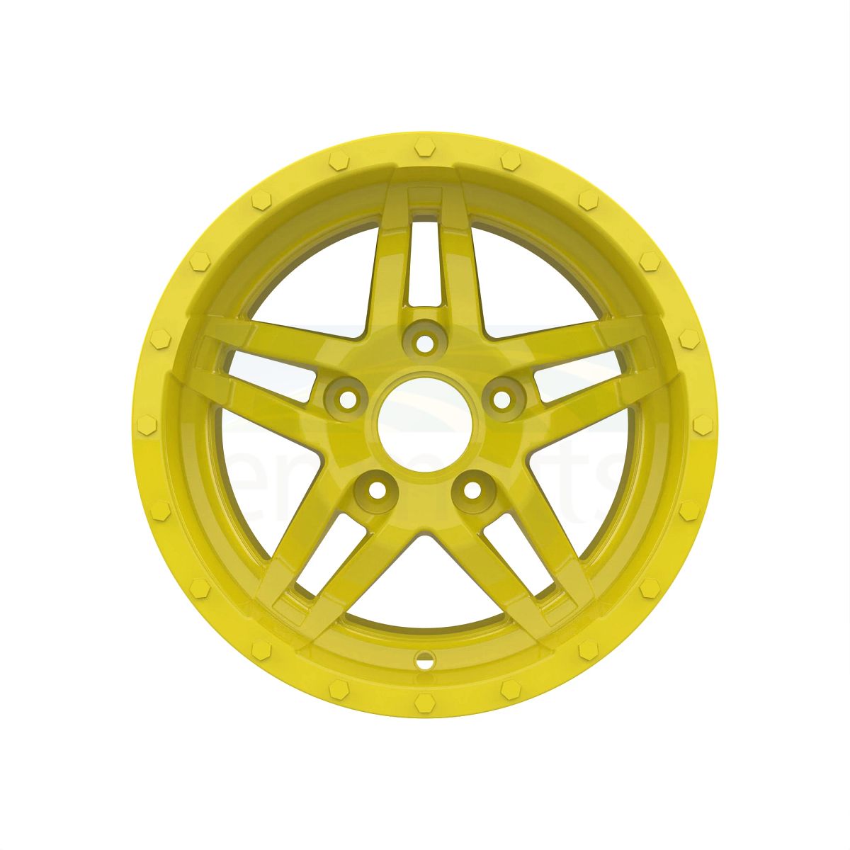 W7X14 Front Yellow Alloy Rim UC15004