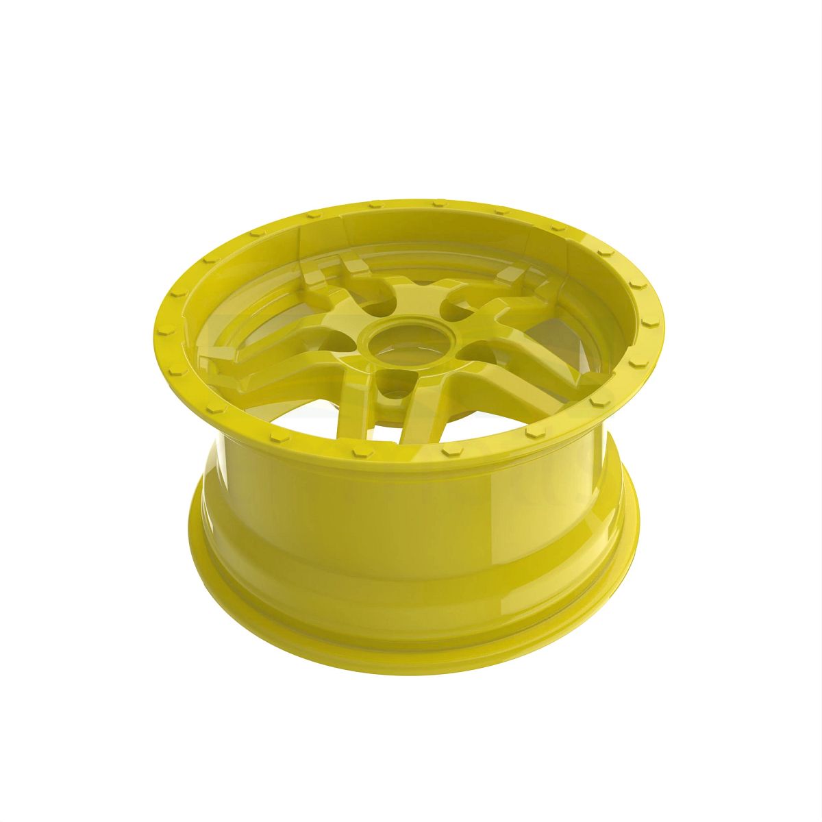 W7X14 Front Yellow Alloy Rim UC15004