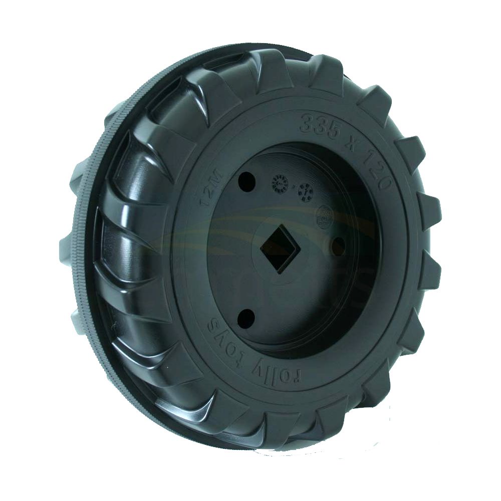 Rolly Toys Rear Wheel with Outer Rubber Tyre 335X120 12MM RT79800300080