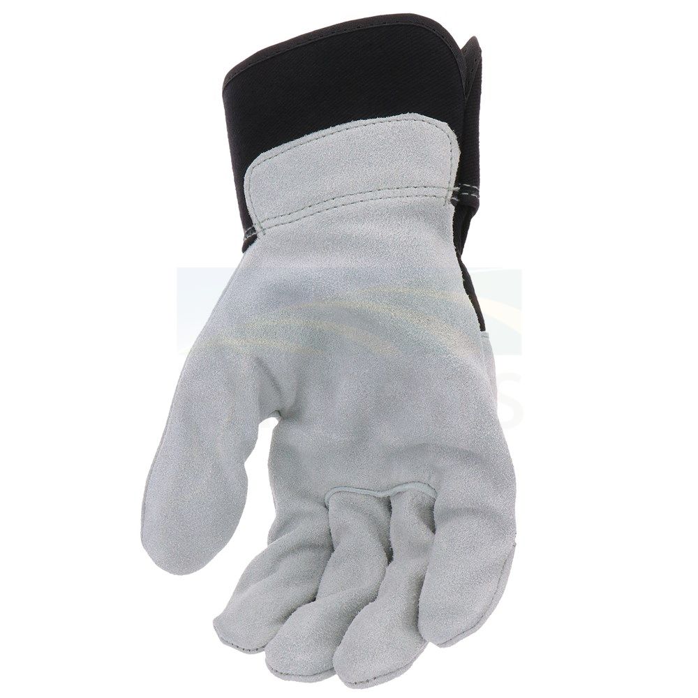John Deere Men's Cotton Cowhide Leather Gloves JD71057