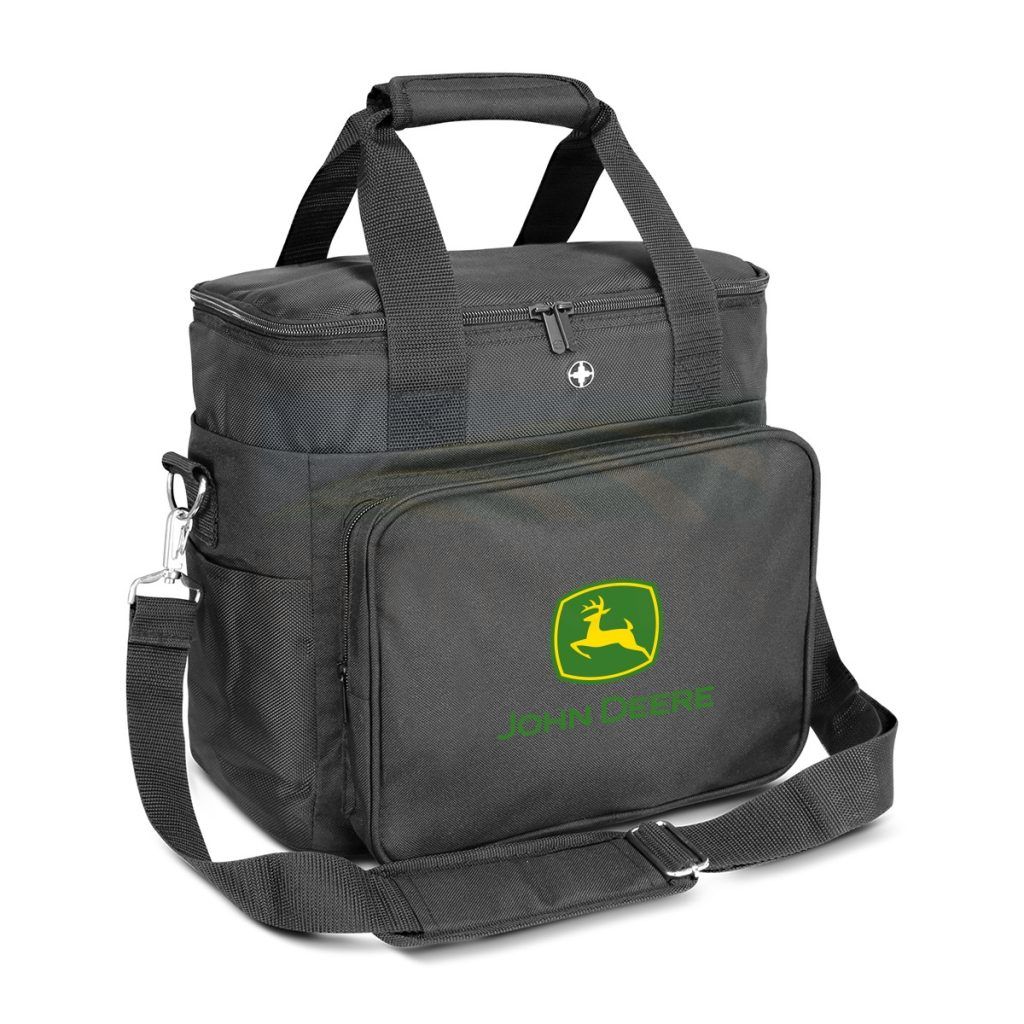 John Deere Deluxe 16L Black Cooler Bag by Swiss Peak JOH761 Emmetts Shop