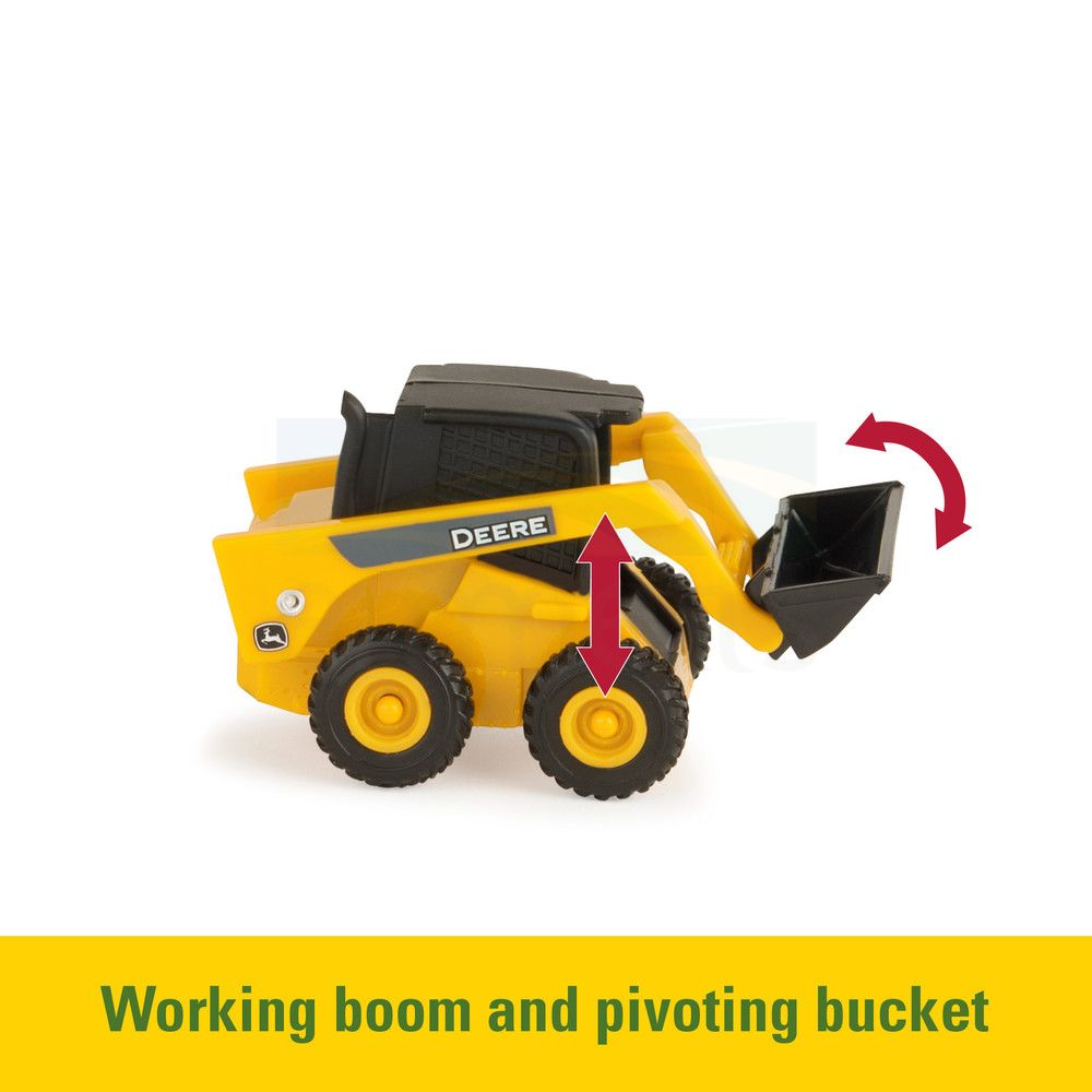 John Deere Carry Case Value Set with 7cm-10cm Vehicles 35747