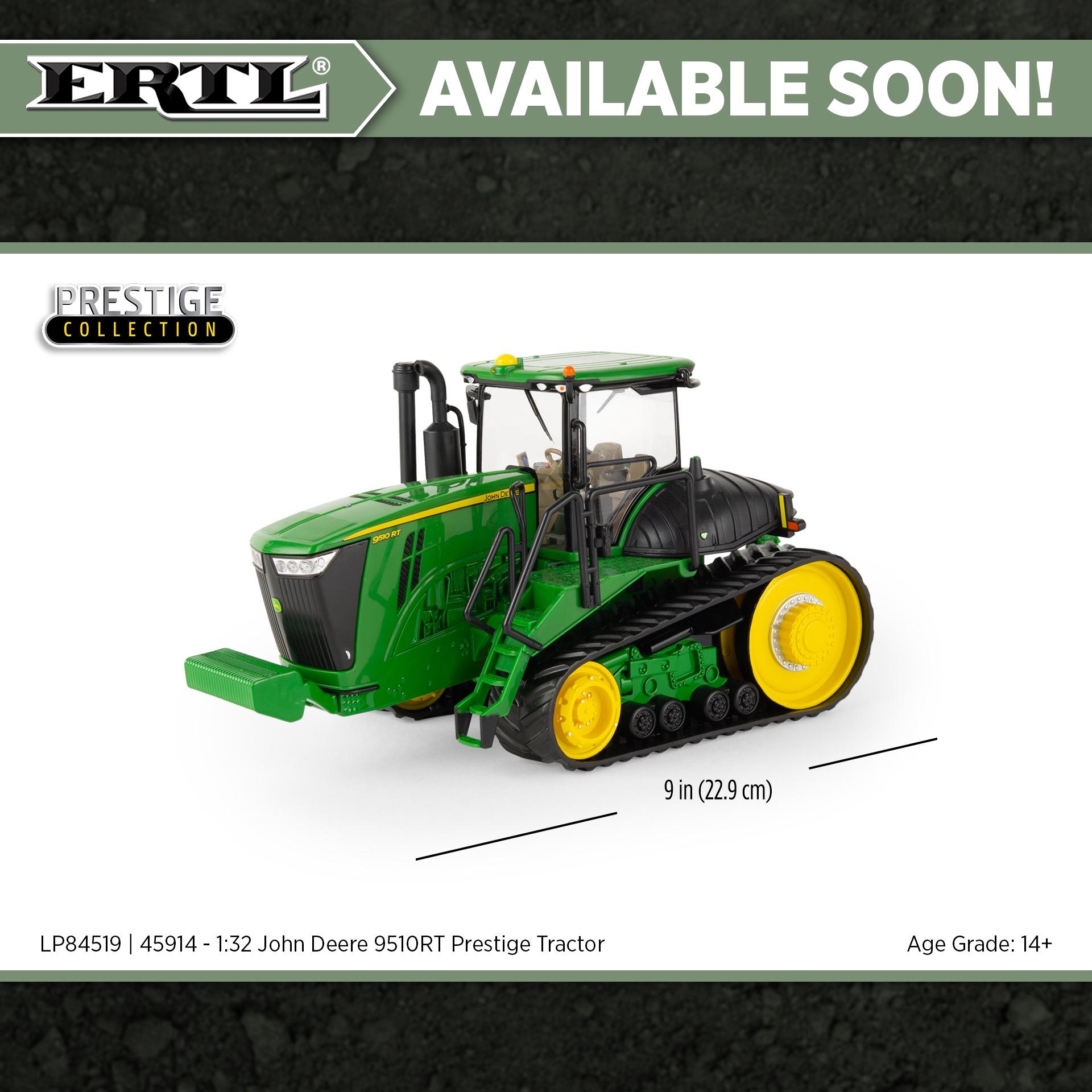 1:32 John Deere 9510RT Tractor 45914