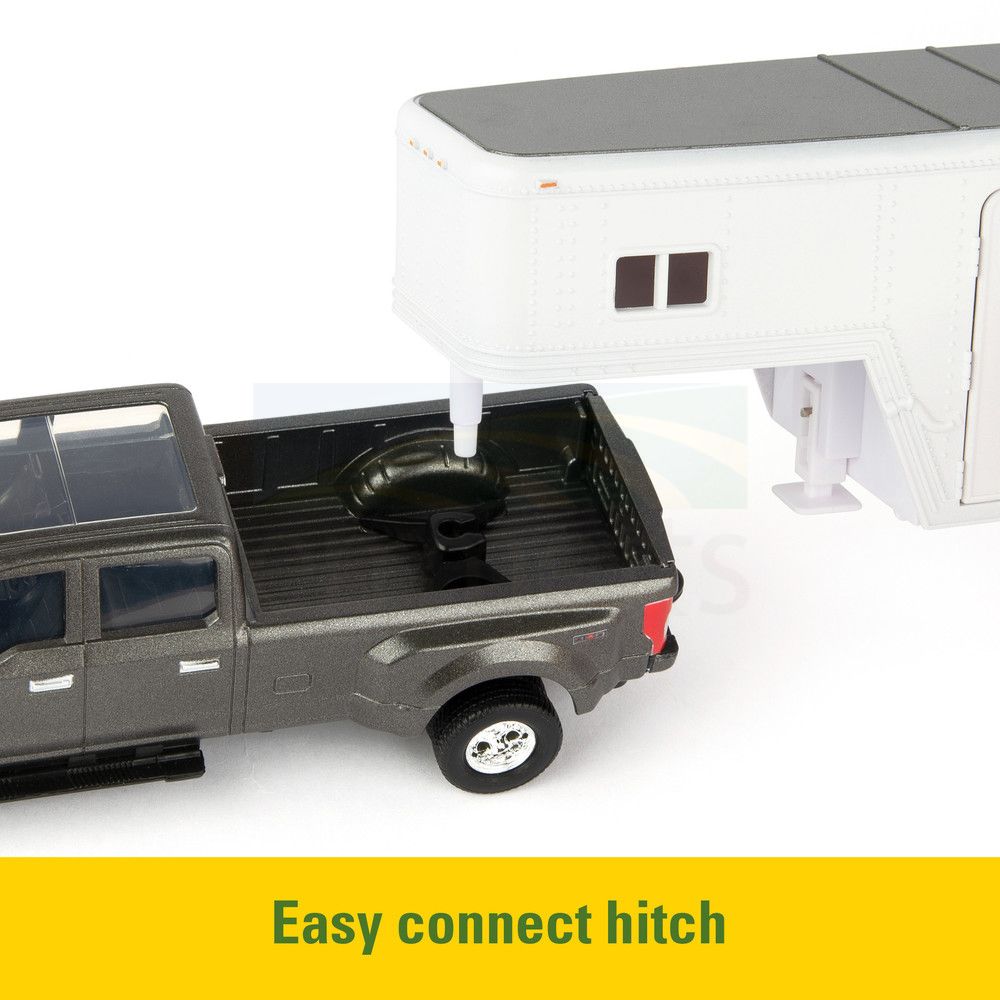 1:32 John Deere Hobby Set with Pickup Truck, Horse Trailer, Gator & Skid Steer 47247