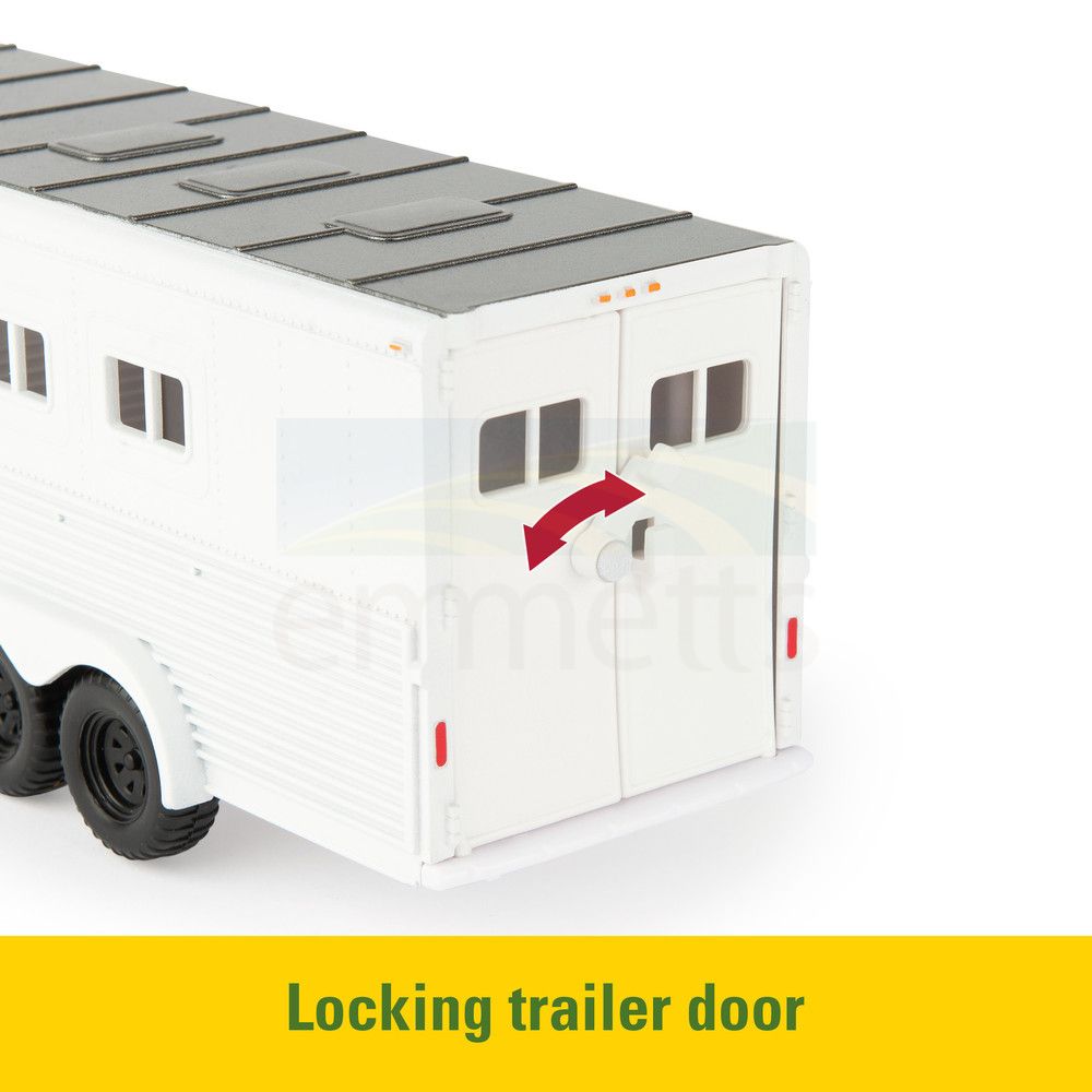 1:32 John Deere Hobby Set with Pickup Truck, Horse Trailer, Gator & Skid Steer 47247