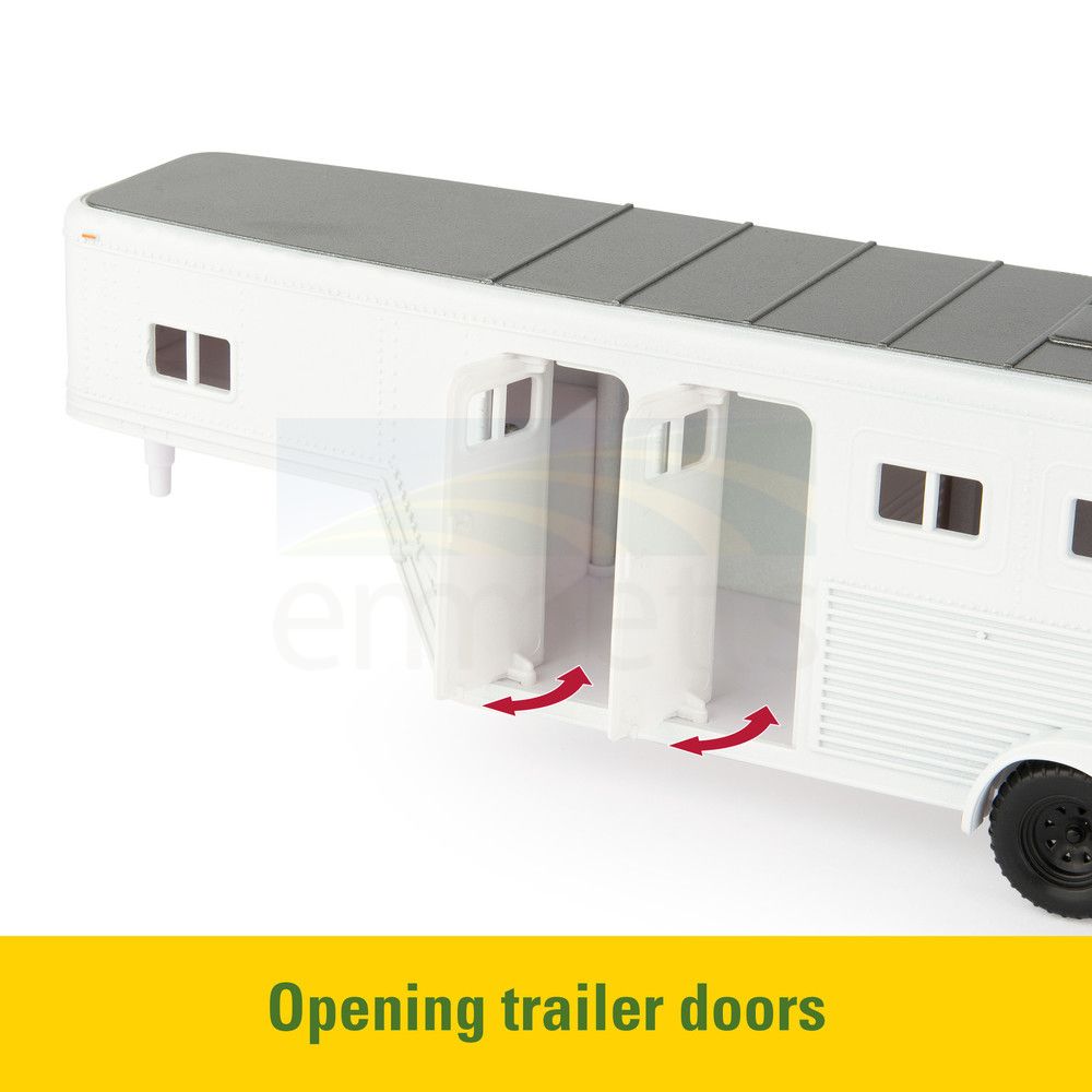 1:32 John Deere Hobby Set with Pickup Truck, Horse Trailer, Gator & Skid Steer 47247