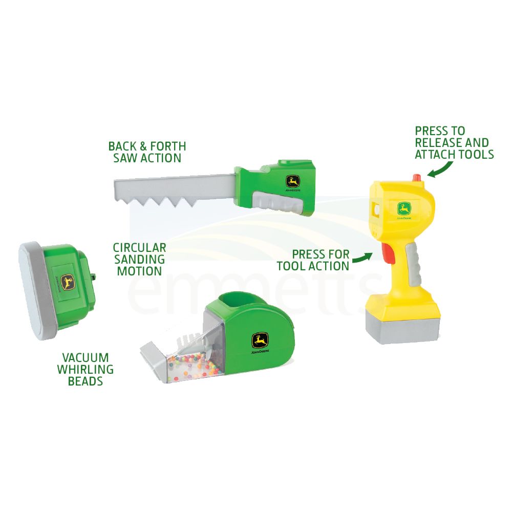 John Deere 3-in-1 Power Tool Set 47643AU