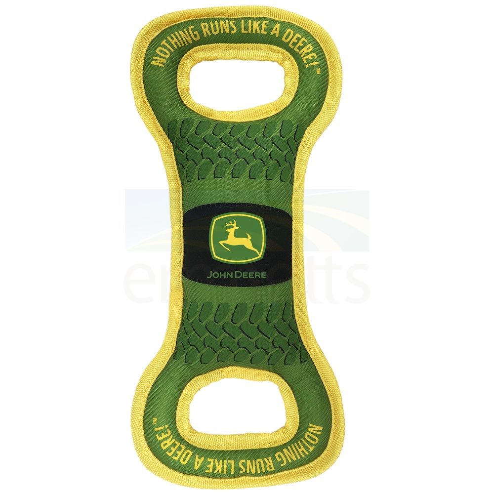 John Deere Green & Yellow Pet Nylon Tug Toy JOD-3030