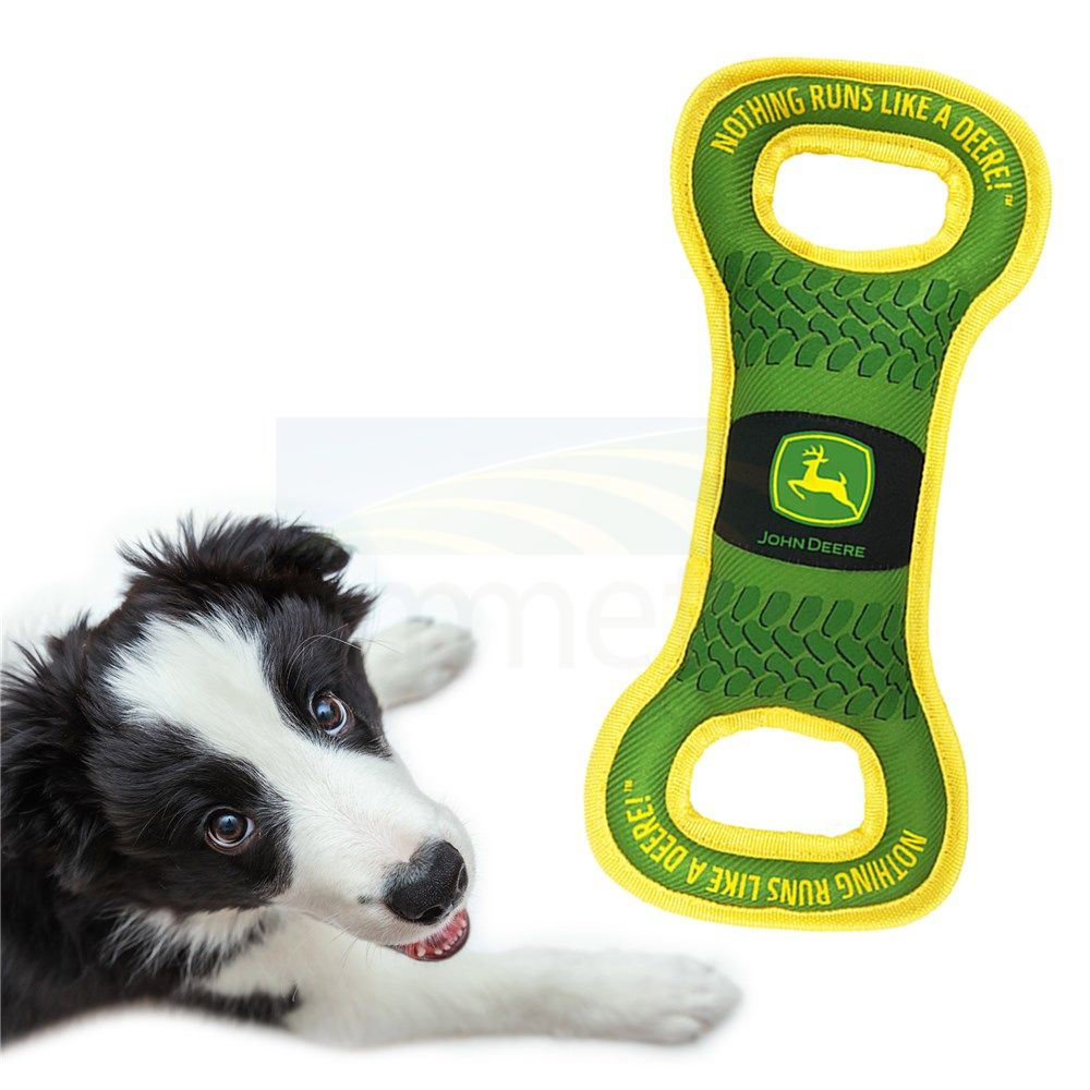 John Deere Green & Yellow Pet Nylon Tug Toy JOD-3030
