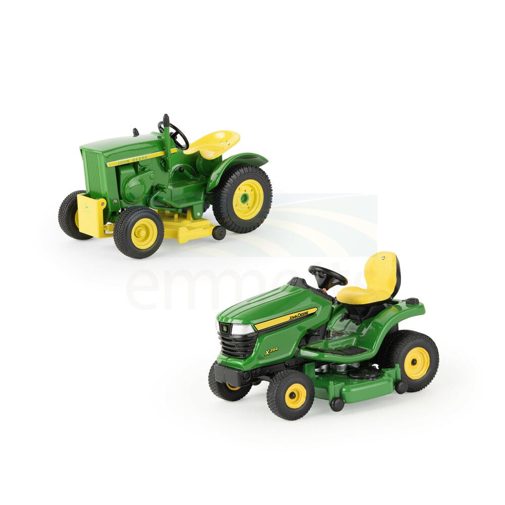 1 16 John Deere 110 X394 Lawn Tractor Set 60th Anniversary 45951OTP Emmetts Shop