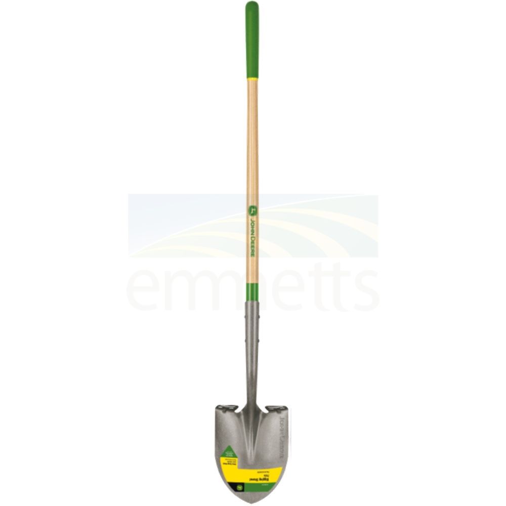 John Deere Round Point Shovel with Extended Steps & 122cm Ash Handle PRL-RBA-SP-JD