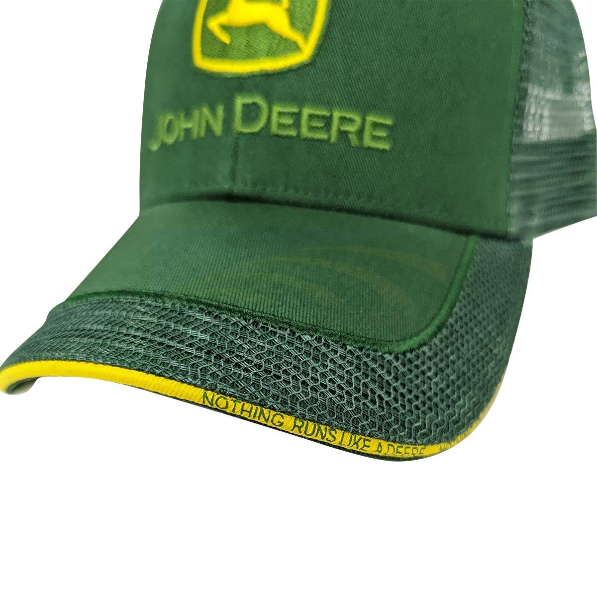 John Deere Nothing Runs Like A Deere Trucker Cap JOH676 - Emmetts Shop