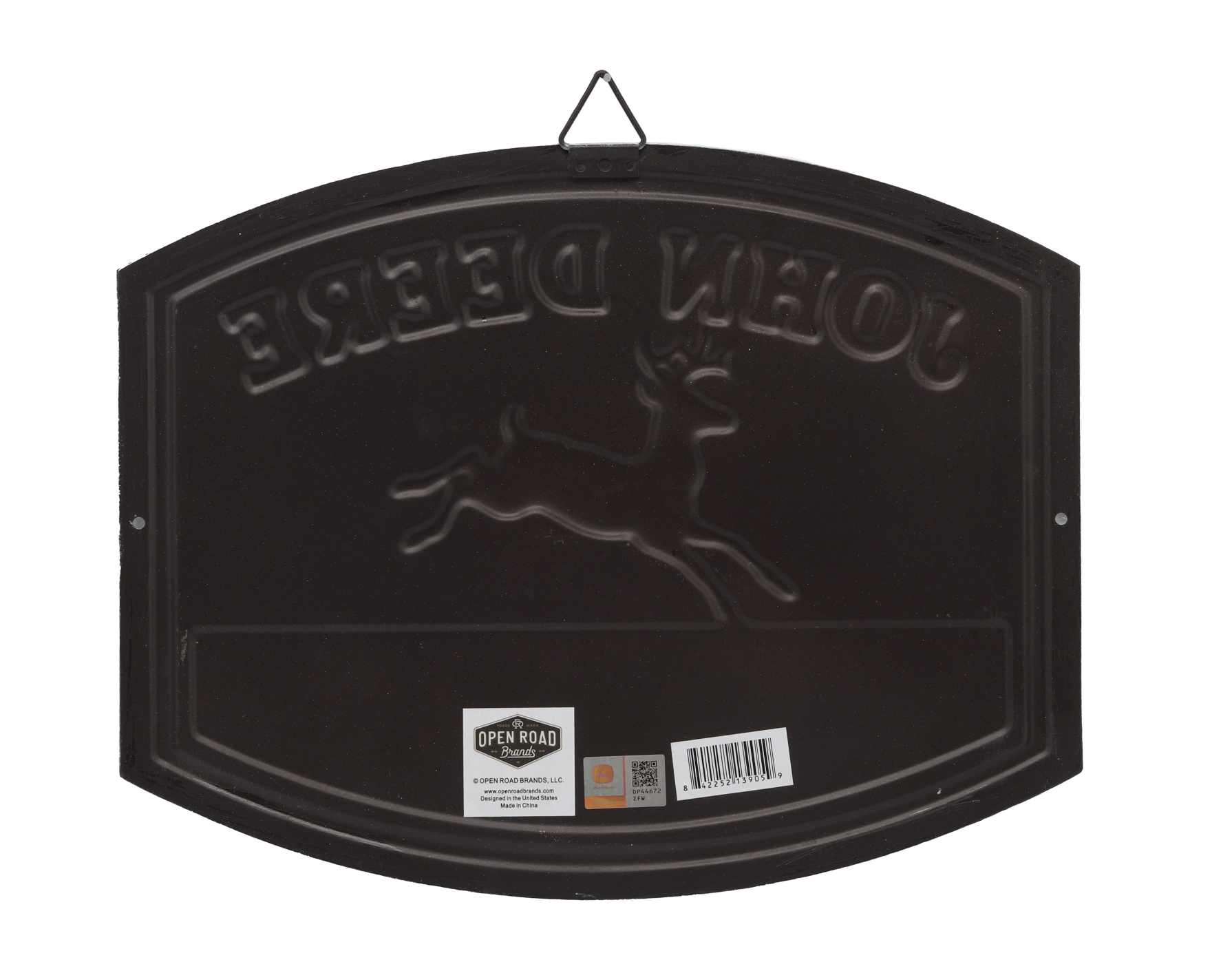 John Deere Quality Farm Equipment Retro Embossed Metal Sign 90184182-S