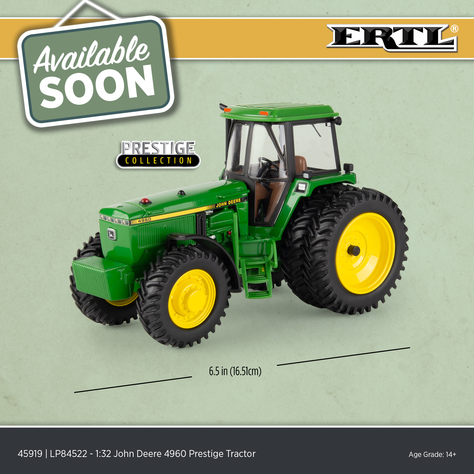 1:32 John Deere 4960 Tractor Prestige 45919
