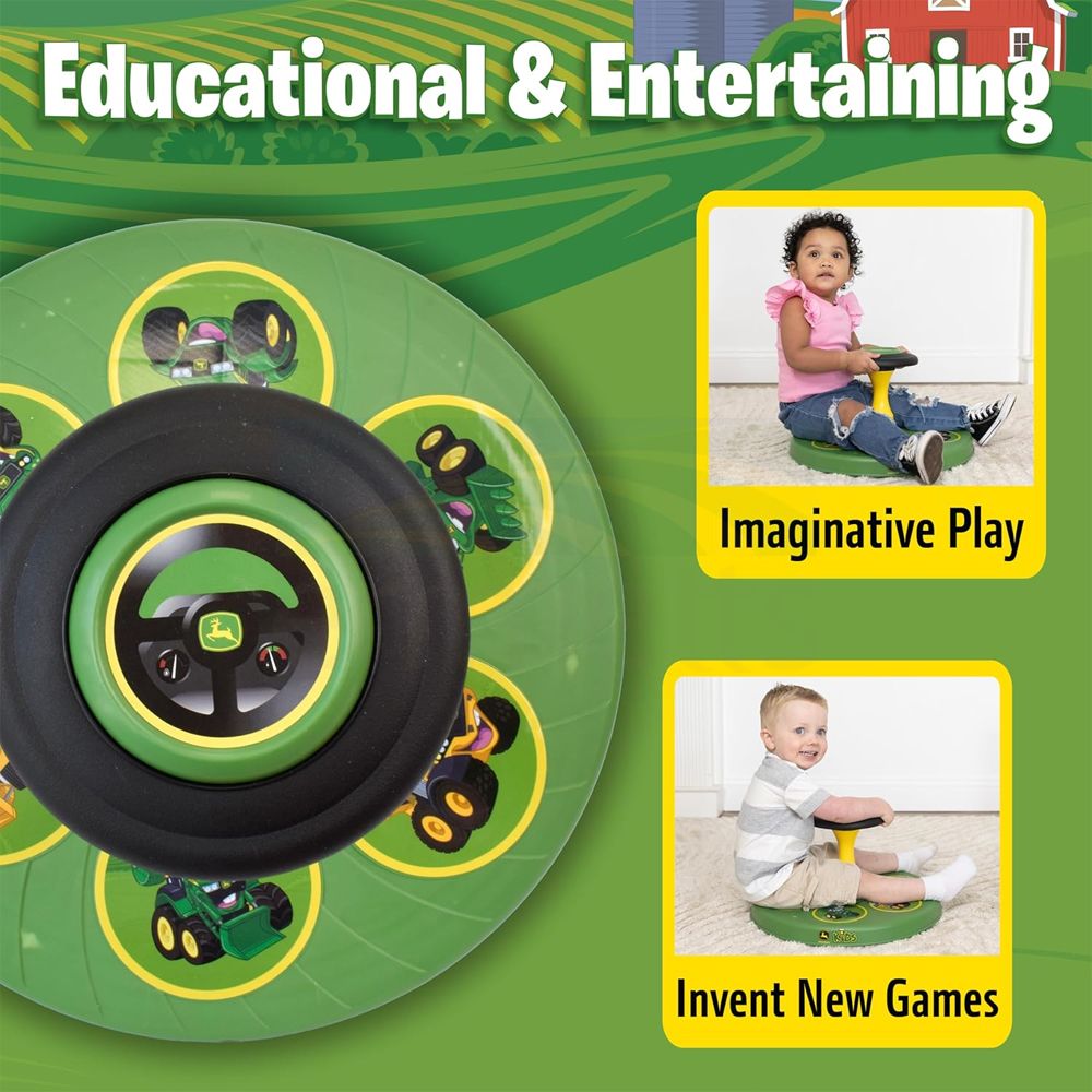 John Deere Twist & Twirl Spinning Activity Toy 470488