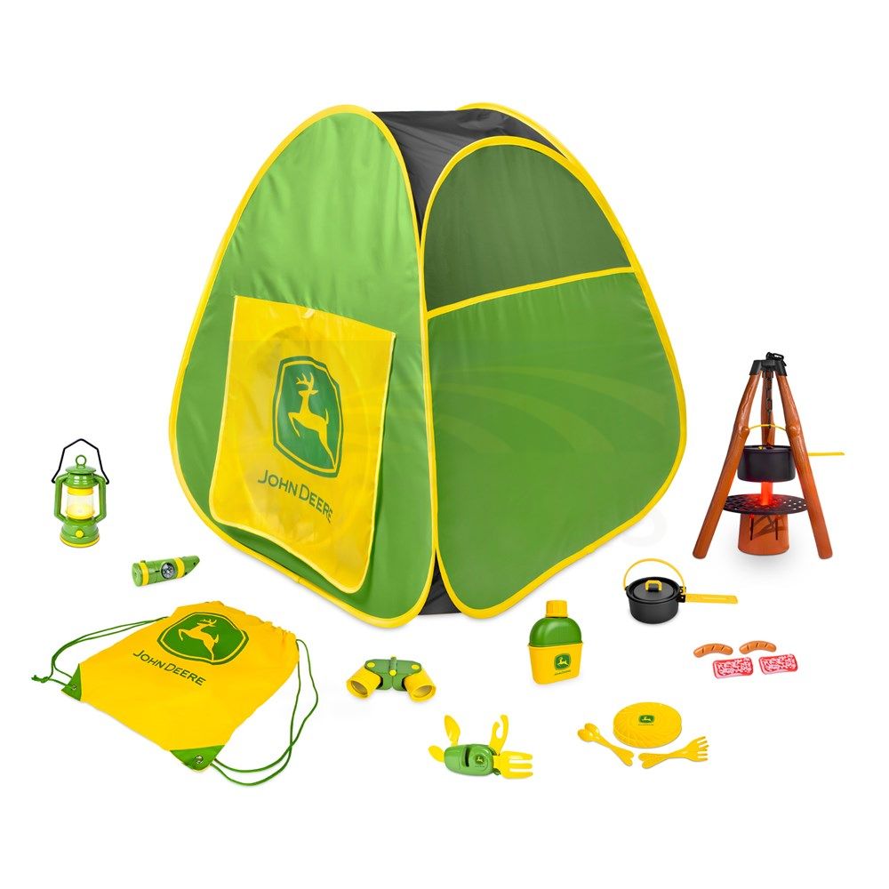 John Deere Pop-Up Camping Tent Set 470650
