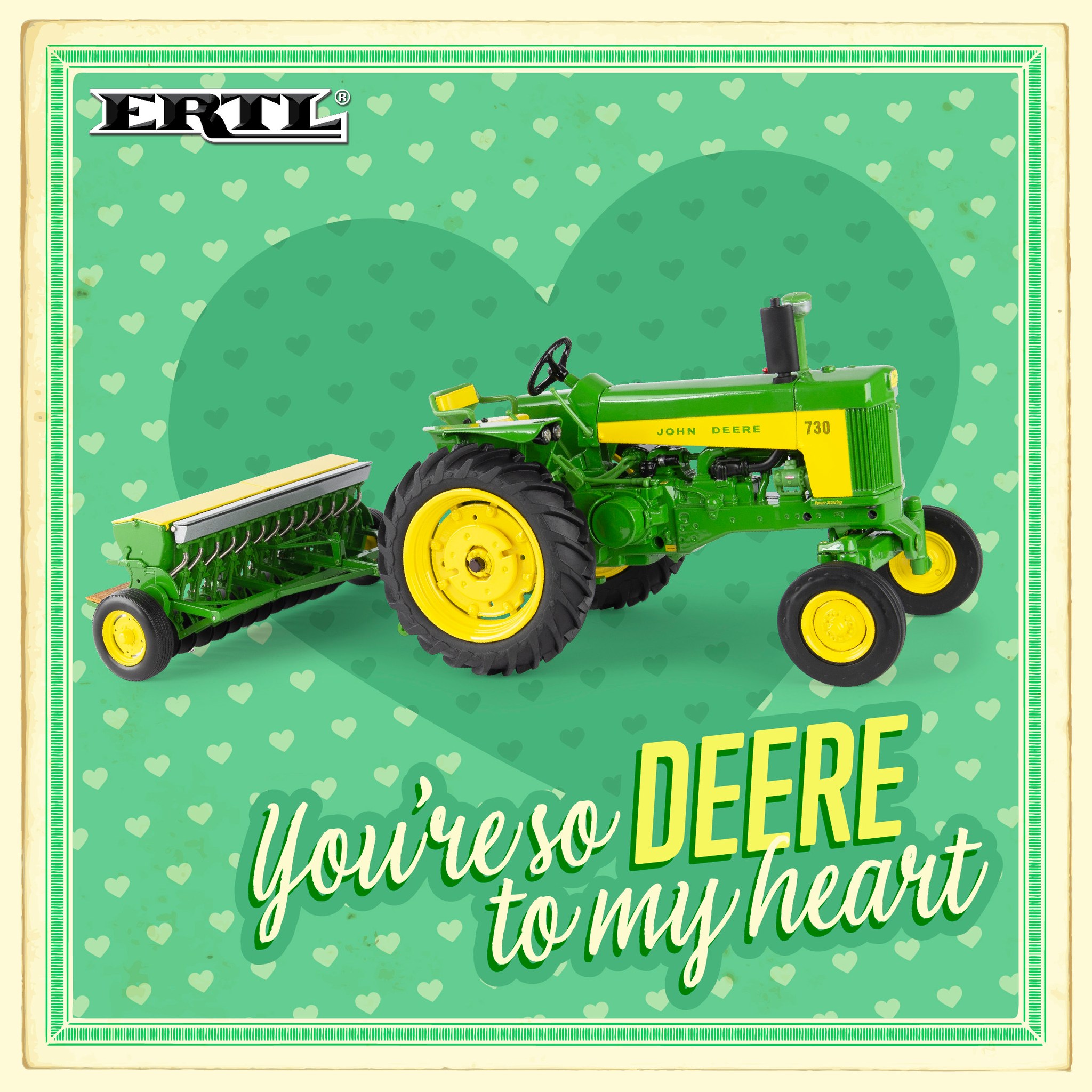 1:16 John Deere 730 Tractor with Grain Drill Prestige 45790