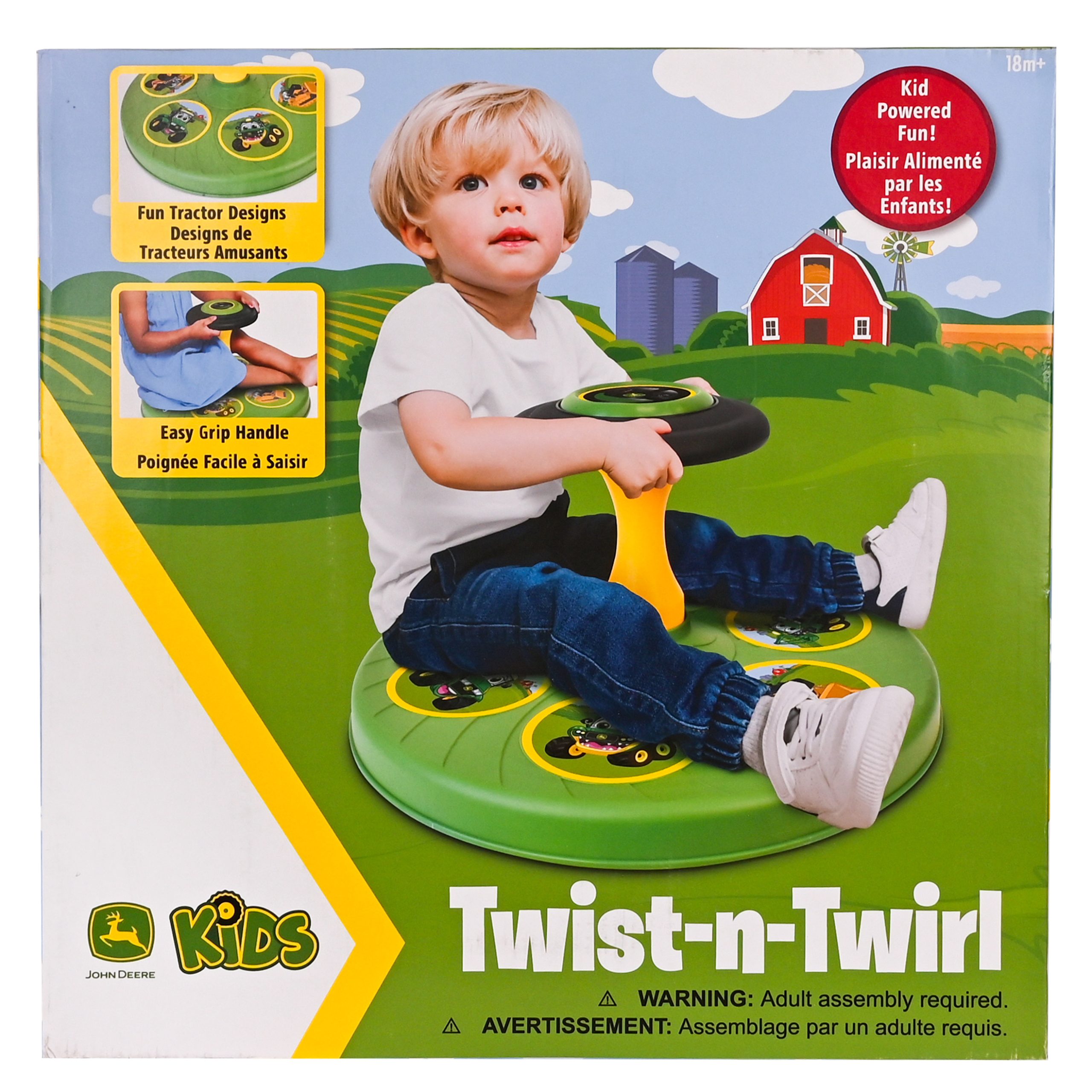John Deere Twist & Twirl Spinning Activity Toy 470488
