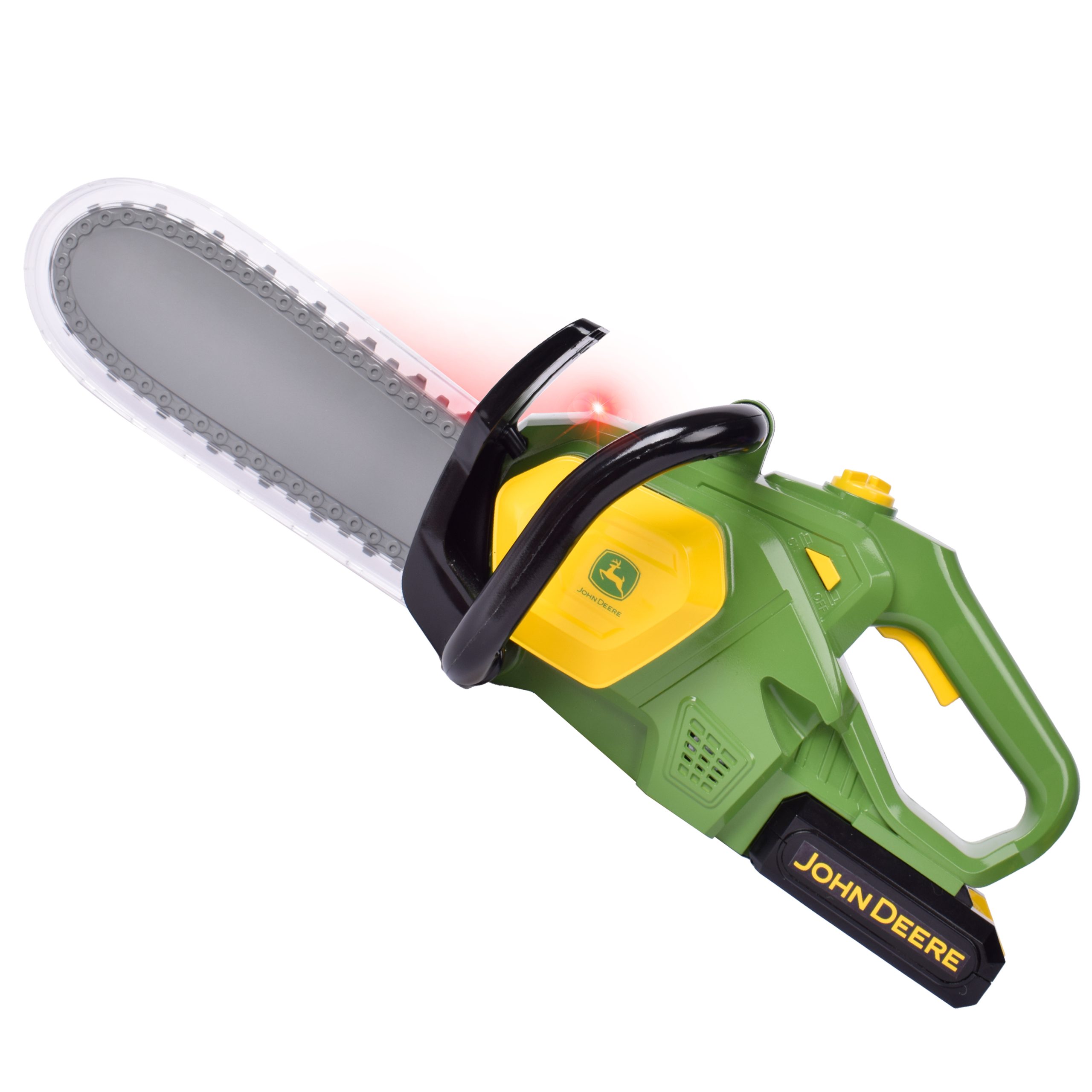 John Deere Motorised Chainsaw with Removable "Battery Pack" 470681