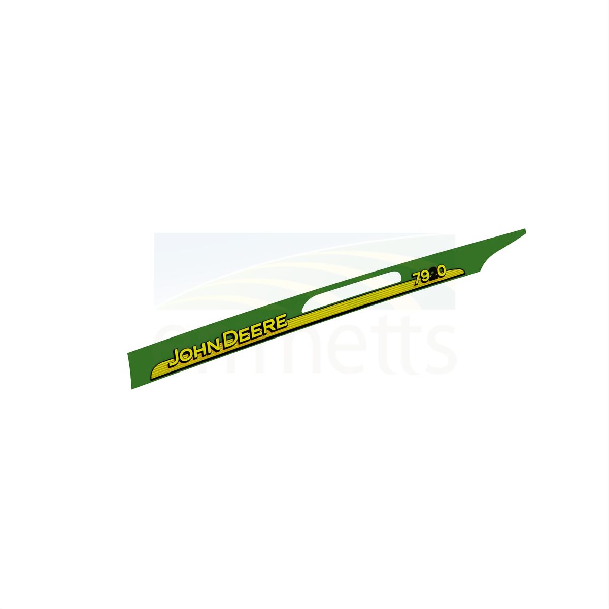John Deere 7920 Model Designator Label Right Side R191981 - Emmetts Shop