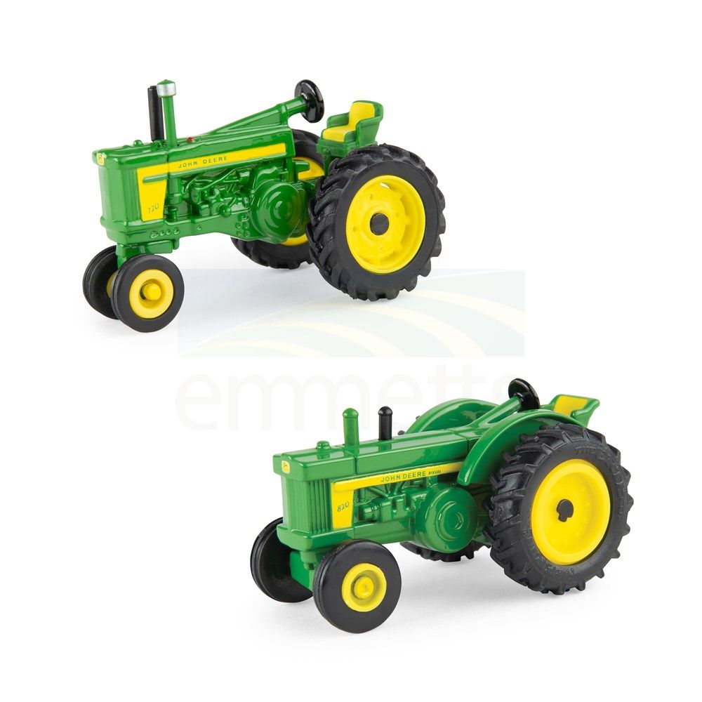 1:64 John Deere 70th Anniversary Waterloo 20 Series Set: 720 Narrow Front Tractor & 820 Tractor 85039OTP