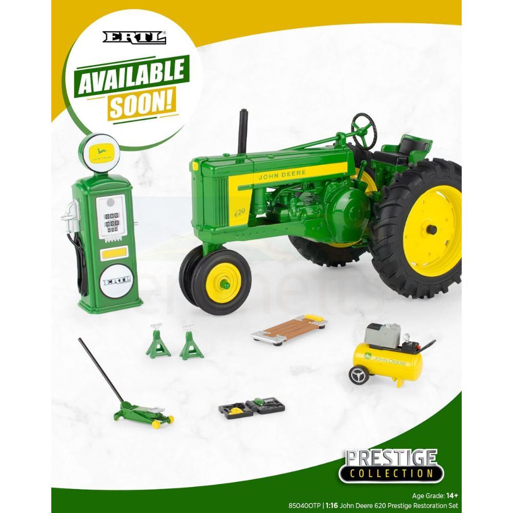 1:16 John Deere 620 Narrow Front Restoration Tractor Set 85040OTP
