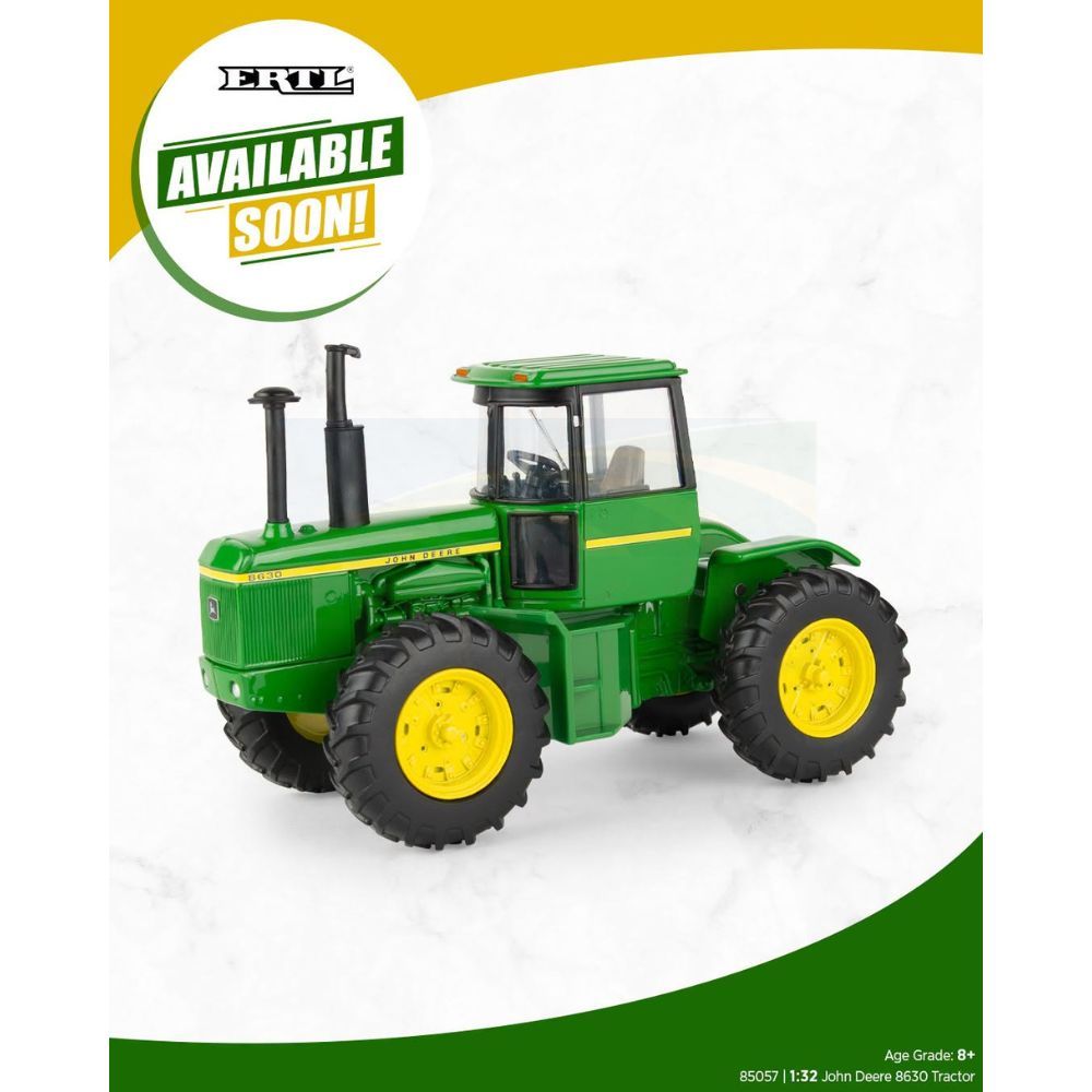 1:32 John Deere 8630 Tractor With Singles 85057