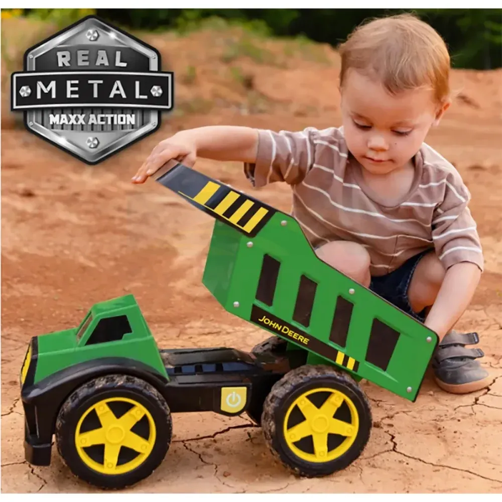 John Deere 40cm Mega Steel Dump Truck with Lights & Sounds 571299