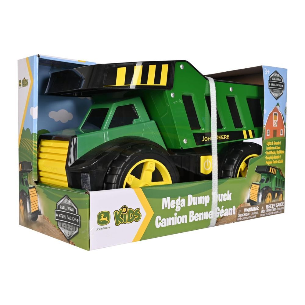 John Deere 40cm Mega Steel Dump Truck with Lights & Sounds 571299