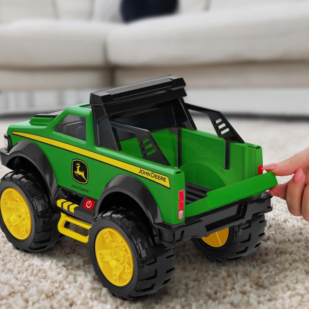 John Deere Tow & Go Mega Steel Pick-Up Truck with Lights & Sounds 671509
